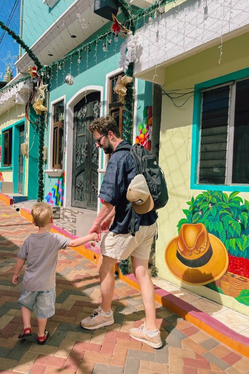 Lake Atitlán - Sander Hupkes Art - Walking true the colorful streets