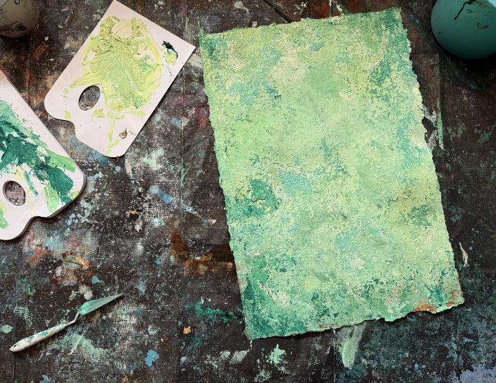 New handmade paper series - Sander Hupkes Art